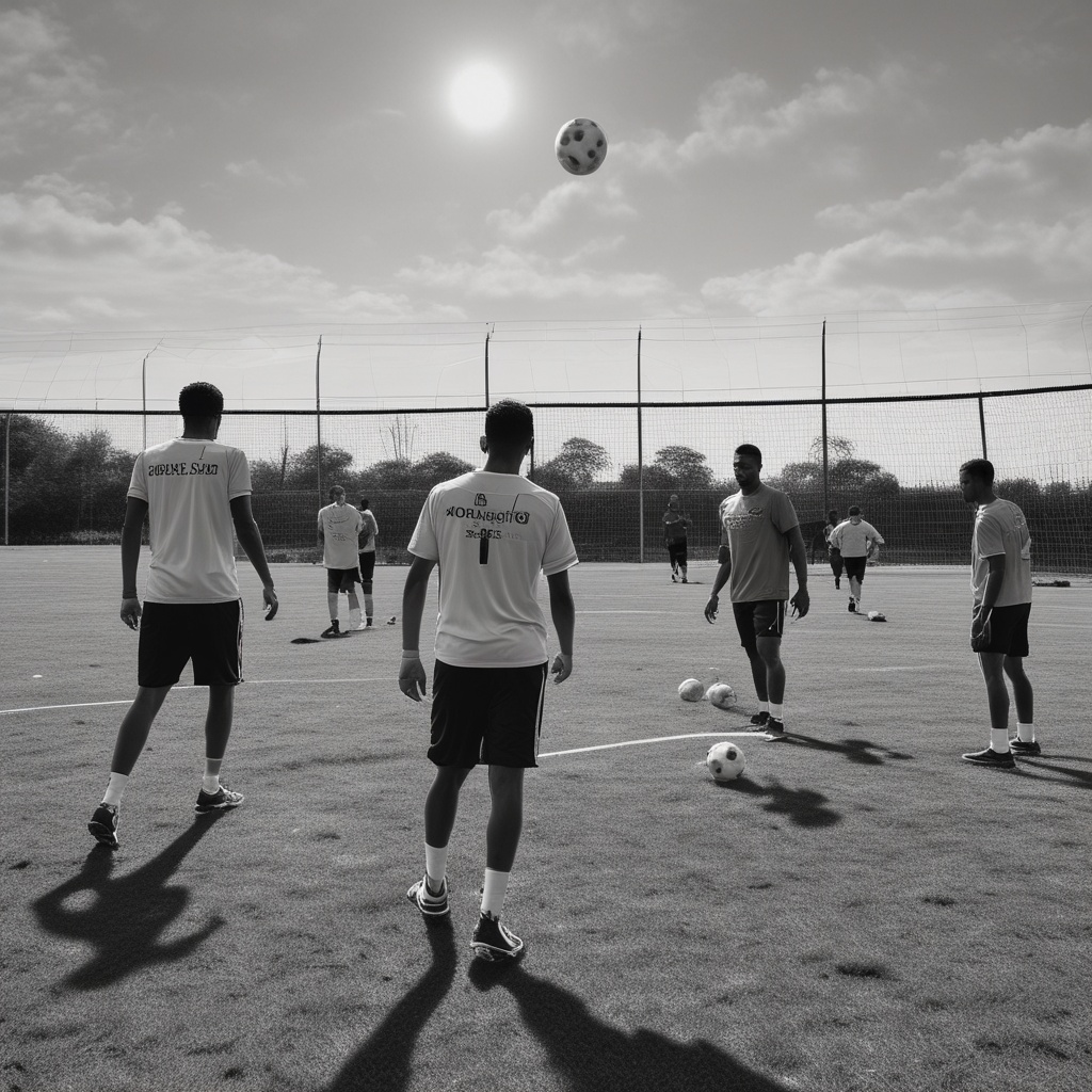 Football training session