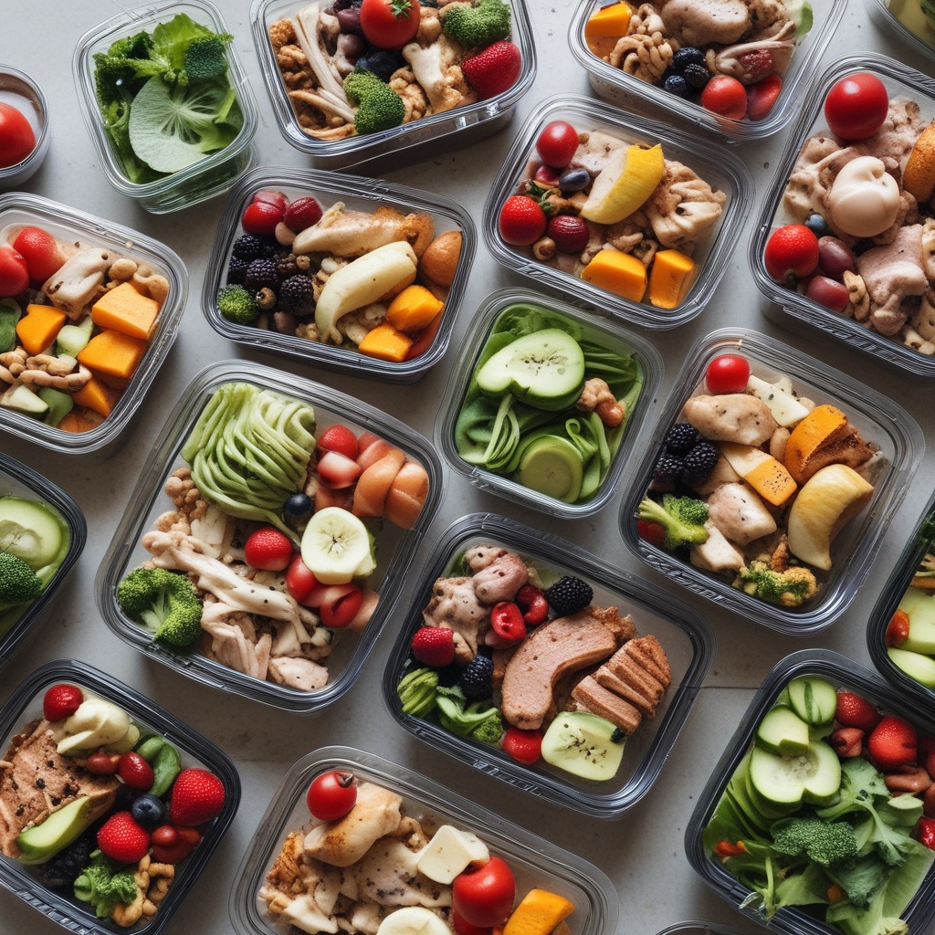 Healthy meal prep for athletes